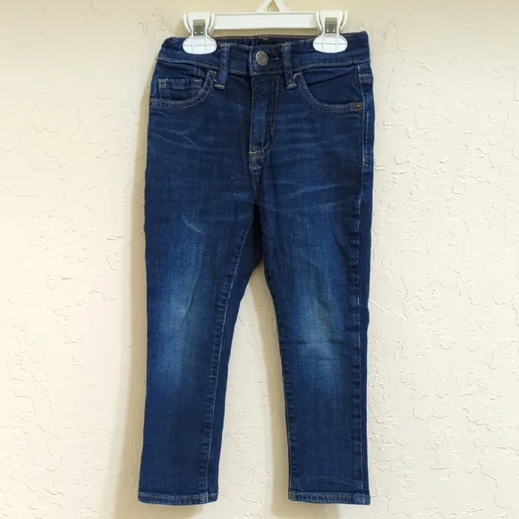 GAP Boys Dark Wash Stretch Athletic Jeans Size 5