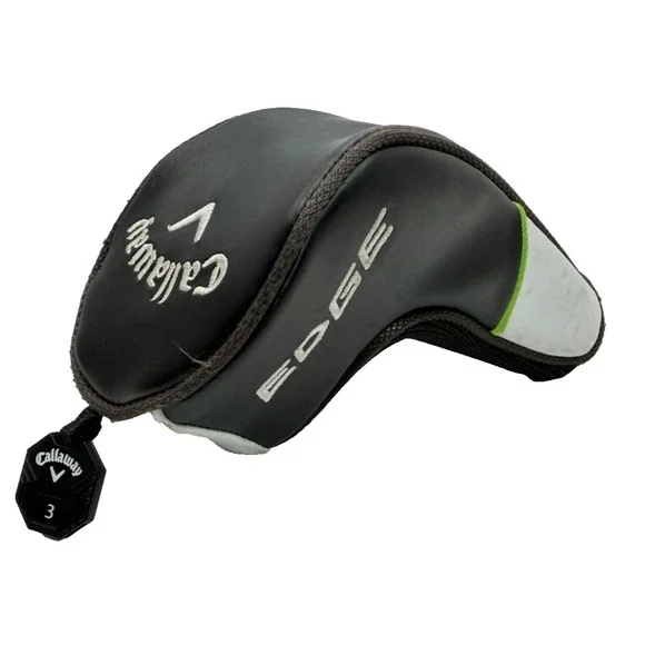 Callaway Edge Hybrid Golf Club Headcover | Black, White, Green (5H & 3 Tag)