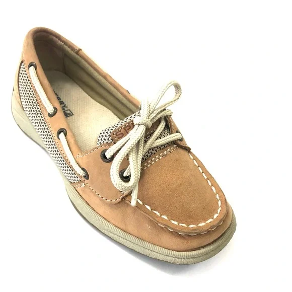 Sperry  Laguna  Light Brown Boat Shoe Kids Size 32.5 ($) 4983