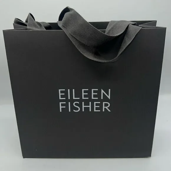 EILEEN FISHER Gray Paper Shopping Bag