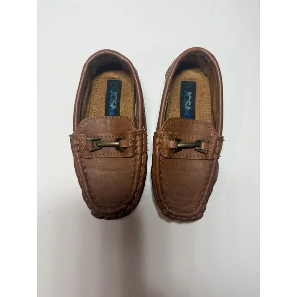 Josmo boy's casual driving shoes brown size 8