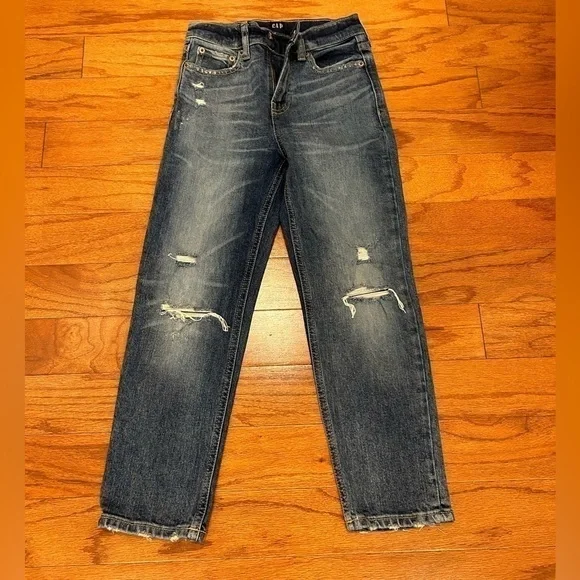 Gap slim stretch high rise girls jeans