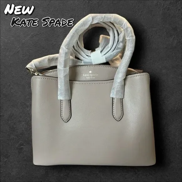 NWOT Kate Spade New York Gray Saffiano Leather Satchel – Style No. K5102