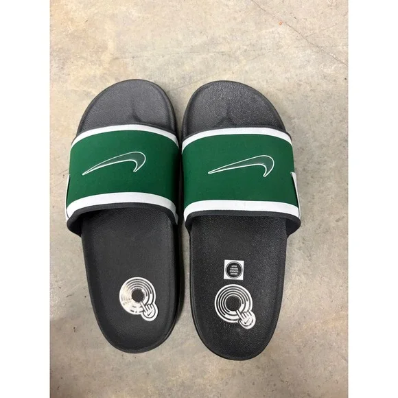 Nike Offcourt NFL New York Jets Slides Green Black Mens Size 8 FN4146-300