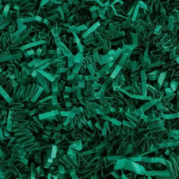 Magicwater Supply 1/2 lb Forest Green Crinkle Cut Paper Grass Shred Filler Gifts