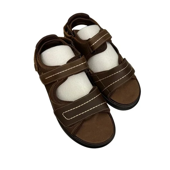 Mens Propet Hudson Brown‎ Sandals NEW 9 X 3E MSO033L