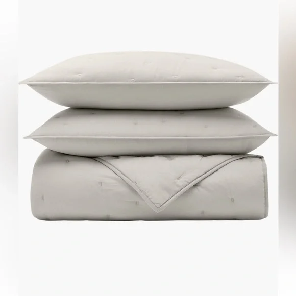 Boll & Branch NWT Full/Queen Airy Voile quilt & sham set🔥No offer item🔥🔥🔥🔥