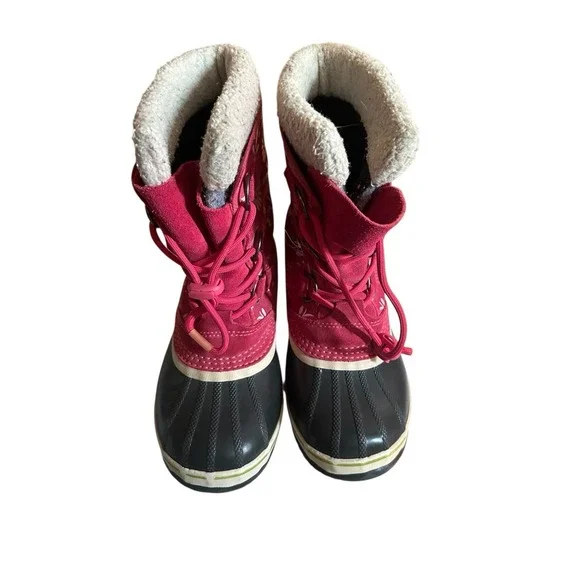 Sorel Winter Boots‎ Waterproof Kids Size 5 Pink
