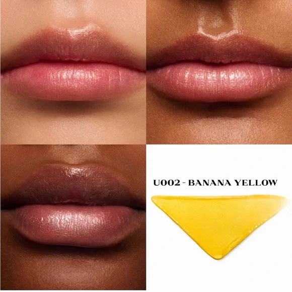 Prada🤍Balm Lip Frosting Care Mini Lipstick Balm in Banana Yellow NIB