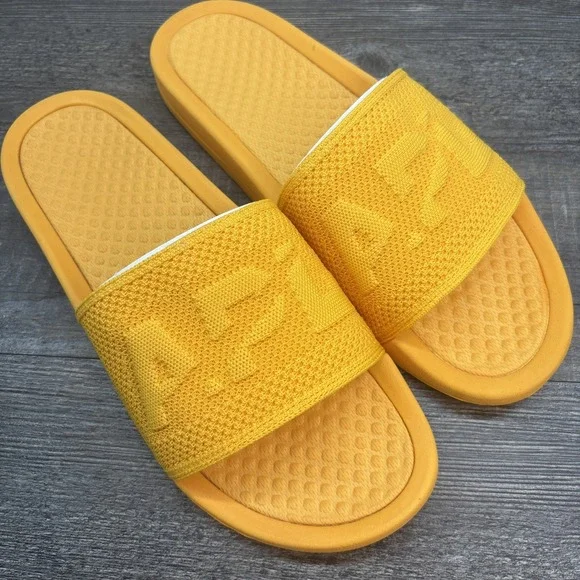 APL Slides Men's 11‎ BL TechLoom Mango Sandals $130 NEW Defect