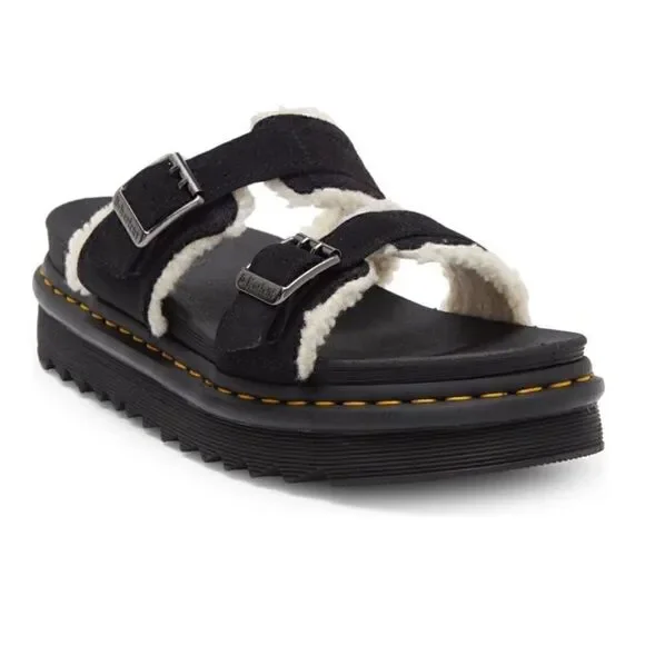 Dr. Martens | Myles Faux Fur Platform Sandals