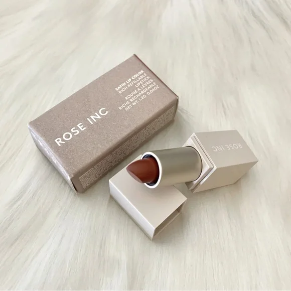 4/$30 Sale 💫Rose Inc Satin Lip Color Mini Lipstick Persuasive NIB