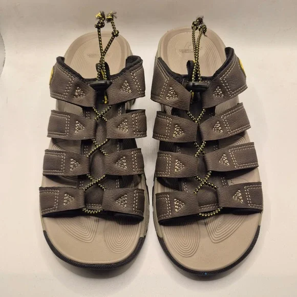 Ozark Trail Brown Fisherman Slide On Sandals Men's Size 8 Outdoor Hiking