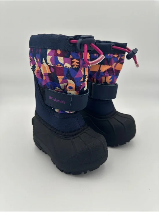 Columbia Little Kids Powderbug Plus II Snow Boots Size 5