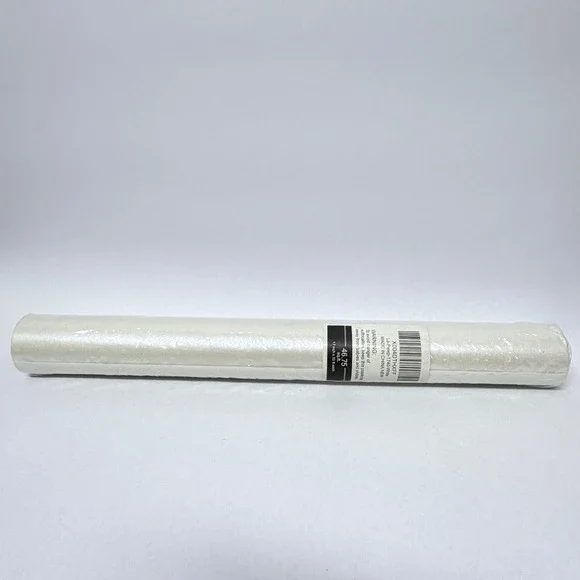 LaRibbons White Pearly Lustre Wrapping Paper Mini Roll 17 Inch x 33 Feet 46.7