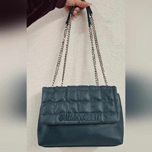 Steve Madden Emerald Quilted Shoulder Bag
