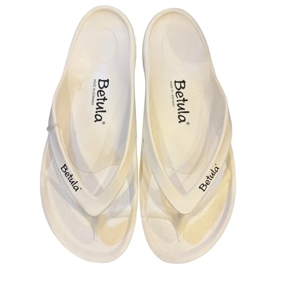 Betula by Birkenstock Men’s Energy White EVA Thong Sandals Men's sz 46/13