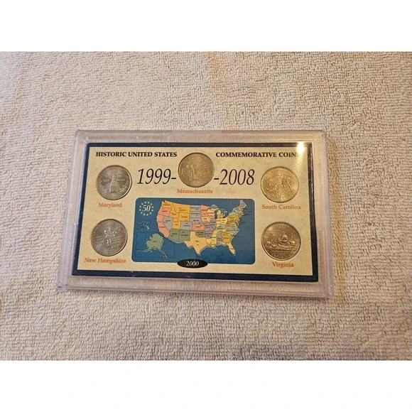 2000 historic united states commemorative coins Massachusetts Maryland Virginia