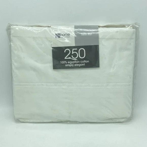 JCPenney The‎ Home Collection 100% Egyptian Cotton Twin Flat Sheet NEW Vintage