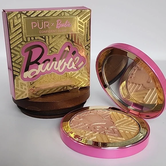 Pur X Barbie Confident Glow Signature Highlighter Pink Taffy & Bubbly