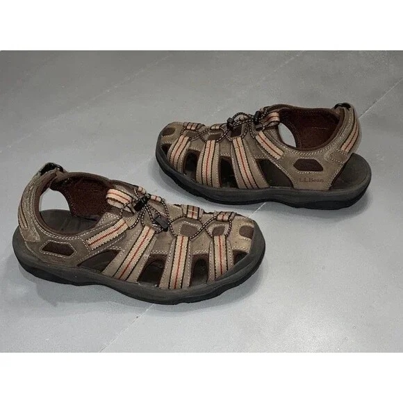 L.L.Bean Explorer Sport Sandals Mens 11 Outdoor Hiking Fishing Water Shoes