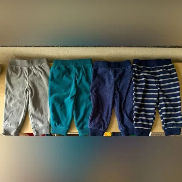 Carters Baby Fleece Pants Set of 4