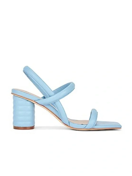Intentionally Blank‎ Sky Blue Leather Kifton Heel Size 10 Fair Condition