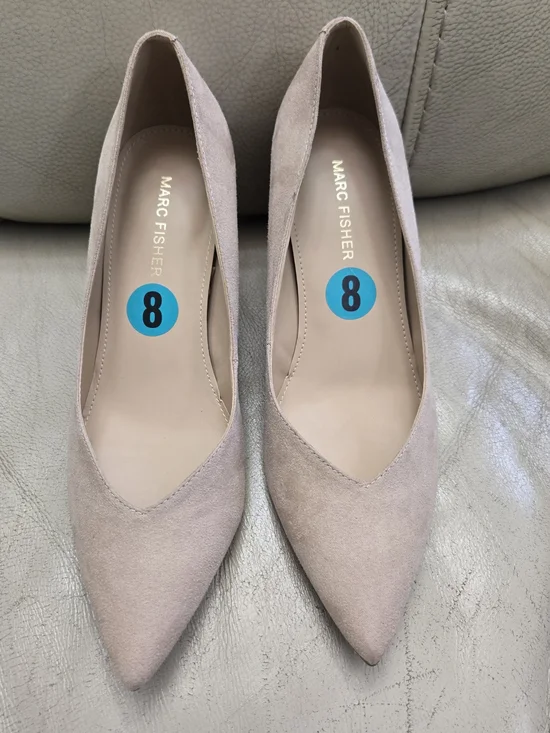 Marc Fisher Pointed Toe Suede Pumps