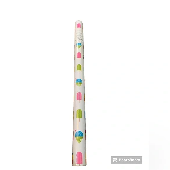 NEW Bella Lux Papier  30x12‎ Gift Wrap or Draw Liners Thick Paper Popsicles