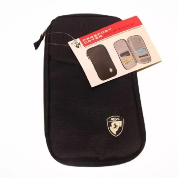 New HEYS Passport Multi Pockets Organizer/Cover Case For Travel Documents Trip