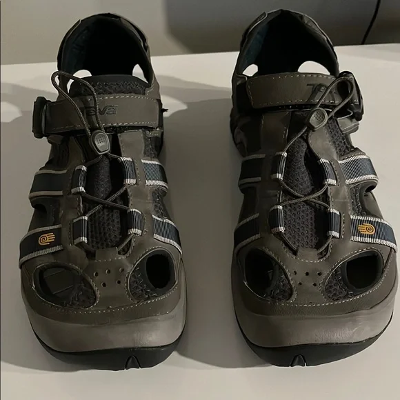 Teva Gray Hiking Sandals with Adjustable Straps‎