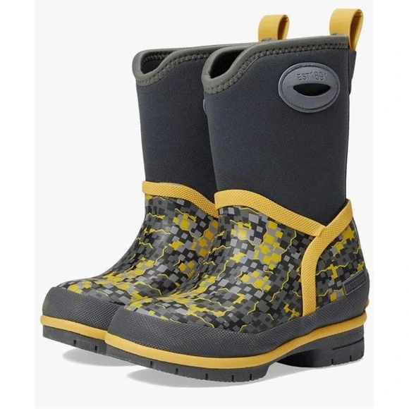 Boy's Western Chief Power Pixel Cold Rated Neoprene Boots Big Kid Size‎ 1c