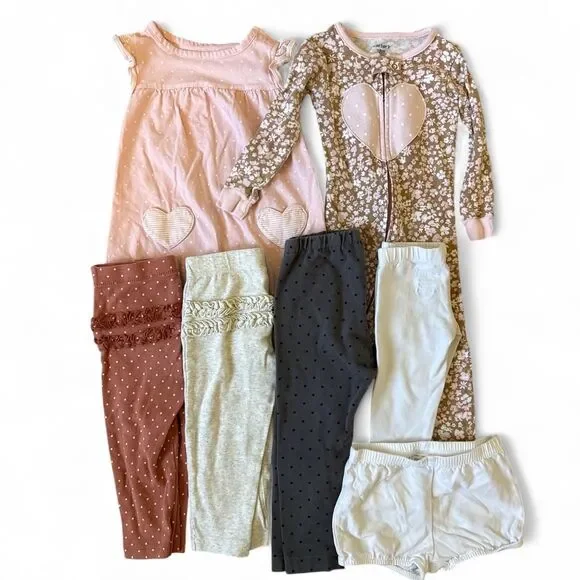 18M Baby Girl Clothing Bundle | Carter’s, Uniqlo & The Children’s Place