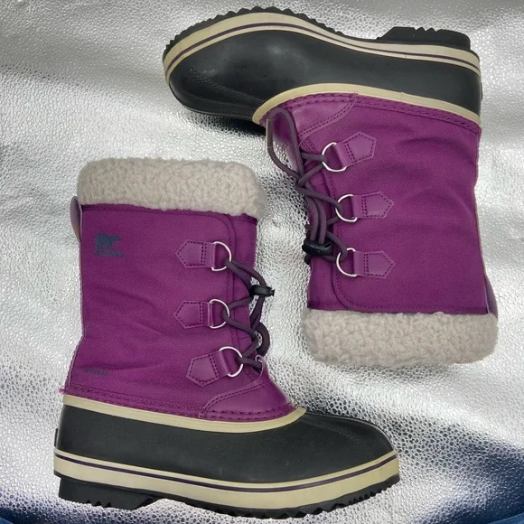 SOREL YOOT PAC™‎ Nylon Youth Waterproof Boot Purple 6