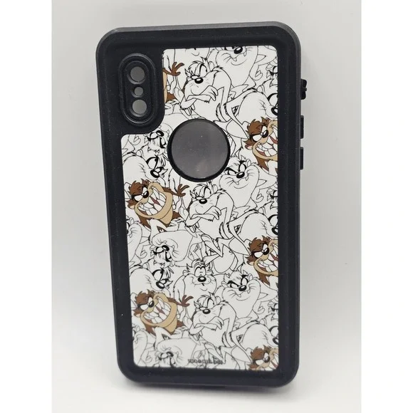 Black and White Skinit Pro Looney Tunes Tasmanian Devil iPhone X/XS‎ case