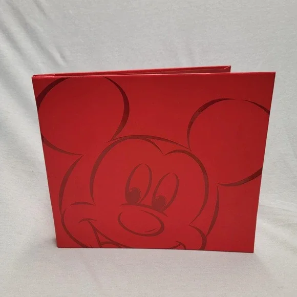 EK Success Disney Mickey Mouse Red‎ Scrapbook Album 8x8 Top Loading Refill Pages