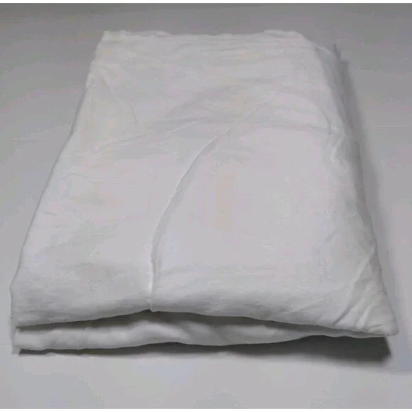 Lauren Ralph Lauren Soft Queen Sized Cotton White 1 Flat Sheet ONLY