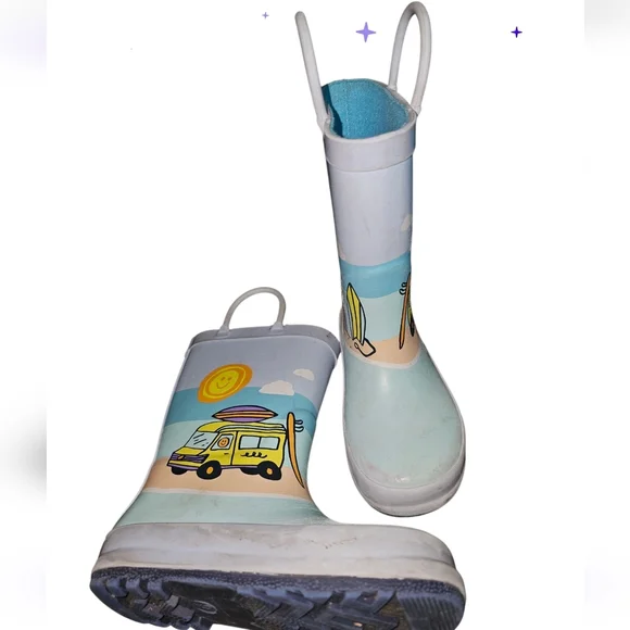 Kids Beach Adventure Rain Boots