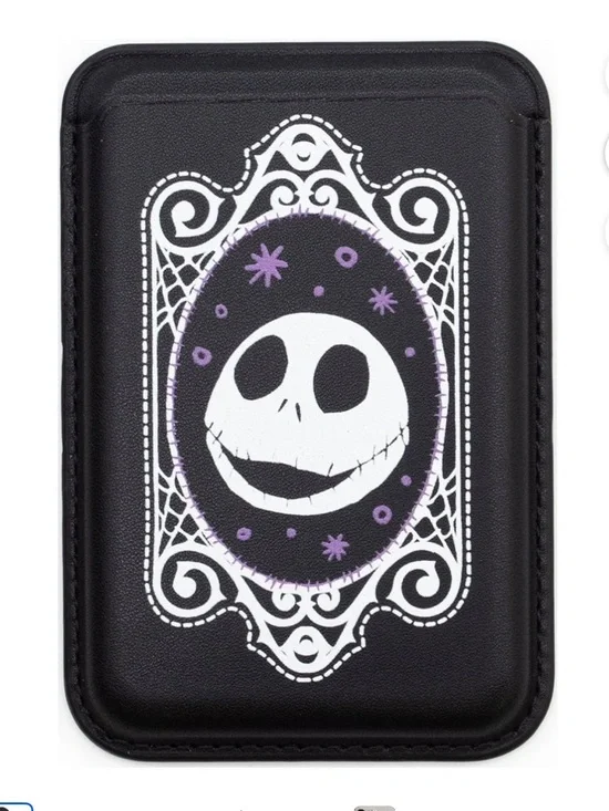 CultureFly Magnetic MagSafe Wallet Nightmare Before Christmas Jack Skellington