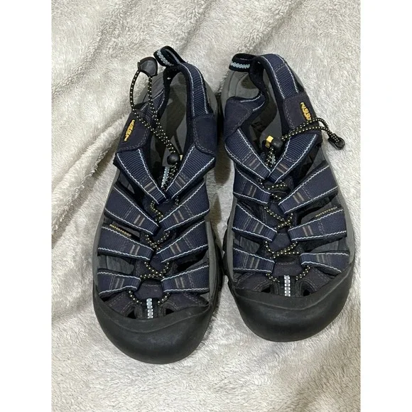 KEEN Newport H2 Closed‎ Toe Water Sandals Men Blue Waterproof Hiking Beach