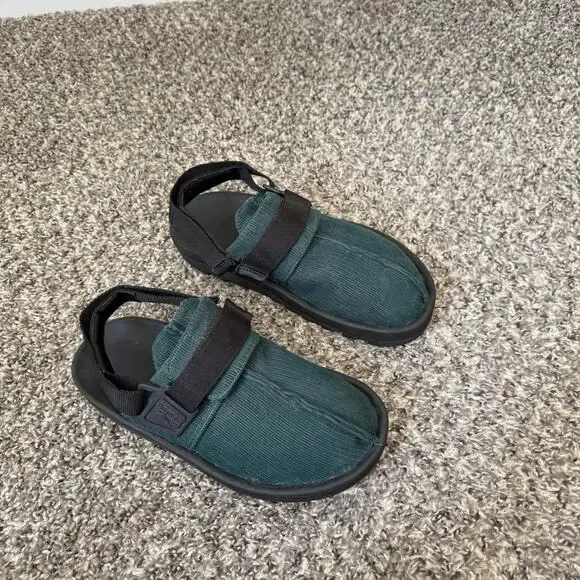 Reebok Beatnik Men’s Size 9 Sandals Shoe Green Corduroy