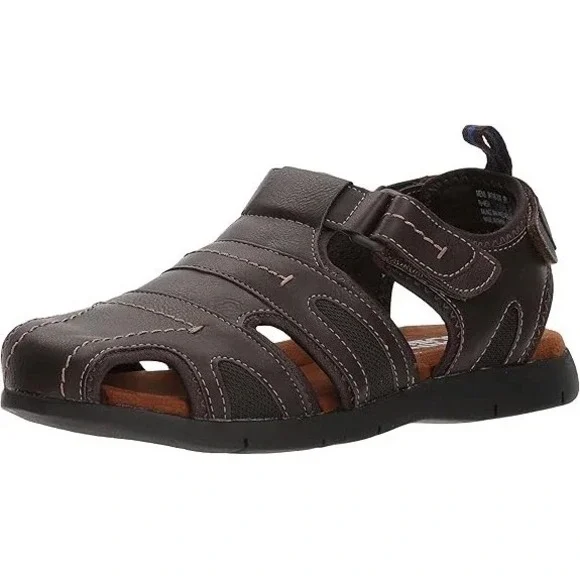 Nunn Bush Men's Rio Grande Closed Toe Fisherman‎ Sandal Brown 84748-200 Size: 8