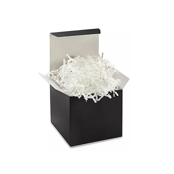 ⭐️ $10 -  CRINKLE CUT FILLER PAPER CRIMPED SHRED - SOLID WHITE - 1 LB