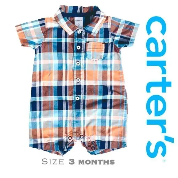 Carter’s Plaid Romper