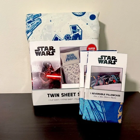 Star Wars Twin‎ Sheet Set w/ Extra Pillowcases | Brand New, Never Opened
