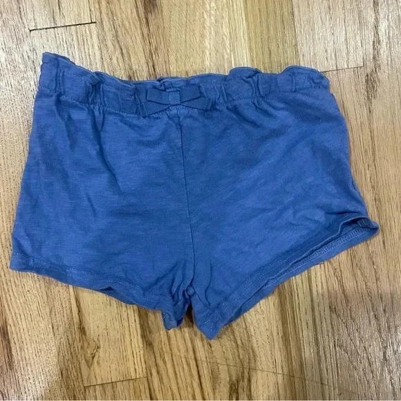 Carters Kids Blue Bow Tie Shorts 24M