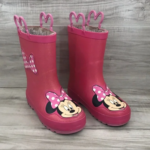 Western chief Minister Mouse pink rain boots size 11/12