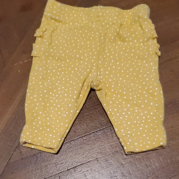 🐻 Carter's Sunny Yellow Dotted Pants