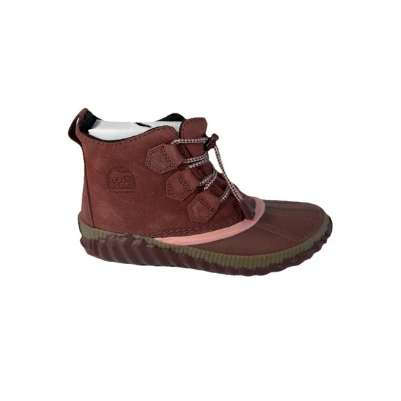 Sorel Youth Out n About Plus Redwood‎ Color Boots Size 1Y No Box