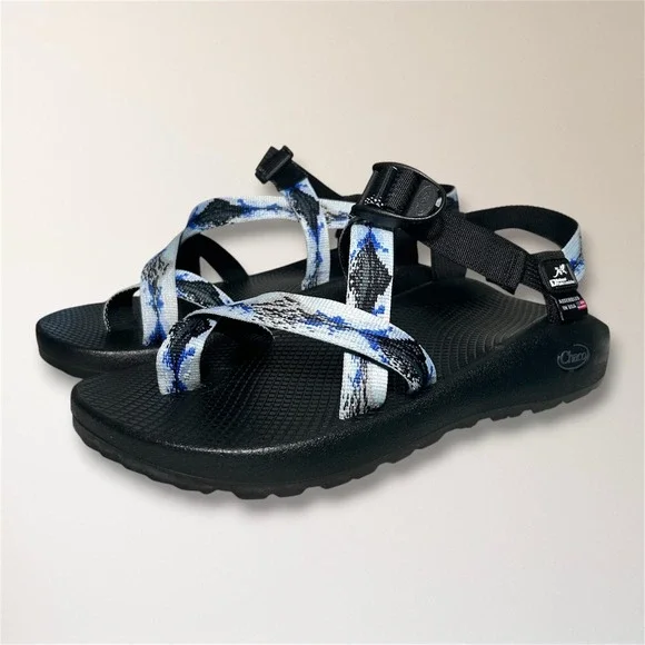 Chaco Z/2 National Park Glacier Hiking Blue Sandals Men's 10 Travel Outdoor